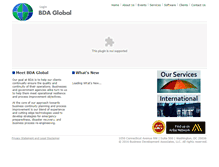 Tablet Screenshot of bdaglobal.com